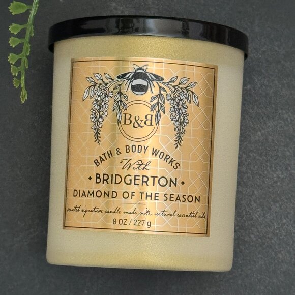BBW Bridgerton Collaboration Diamond Of The Season Bath & Body Works Candle - Picture 5 of 10
